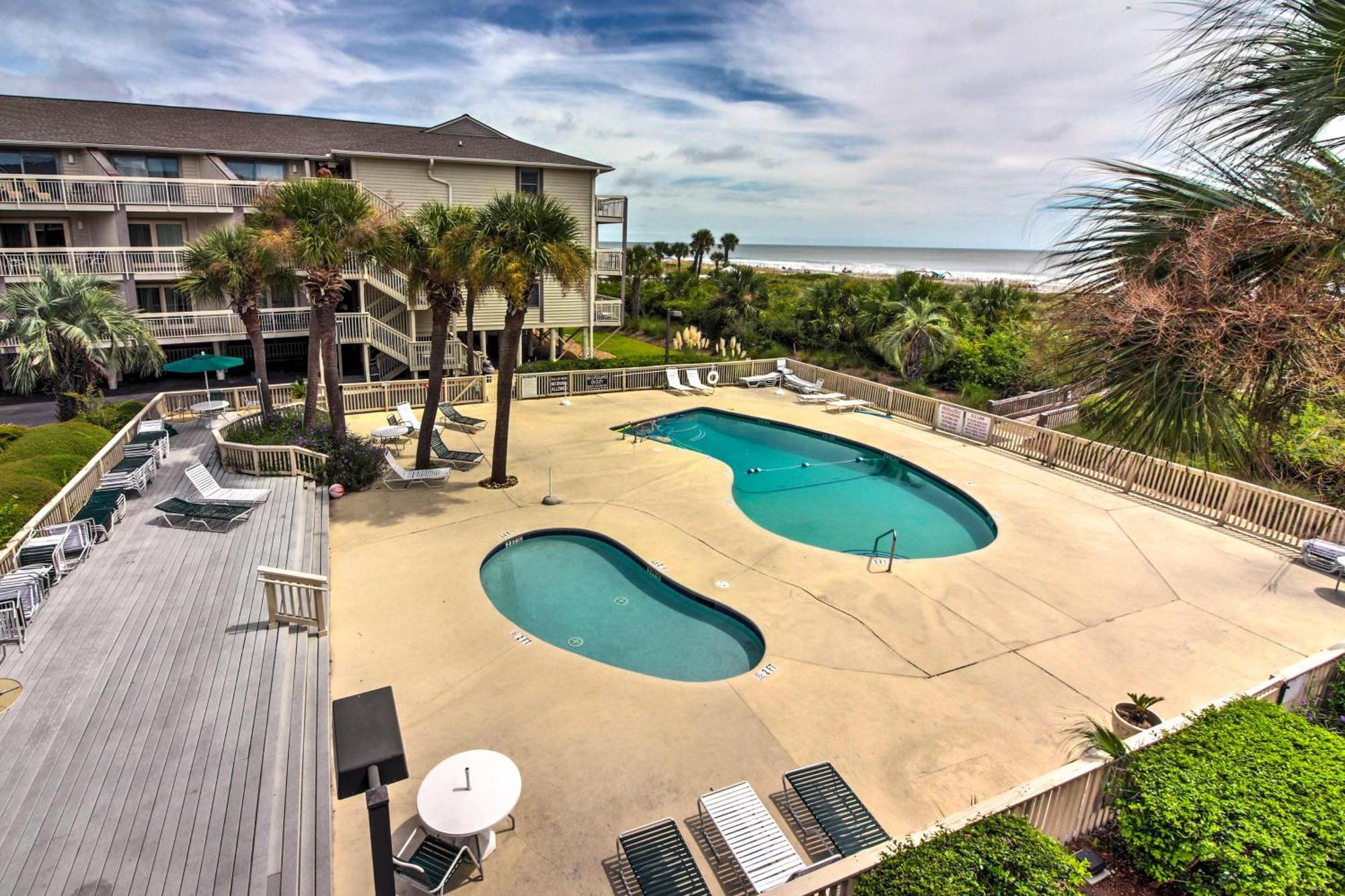 Walk To Beach Resort Condo In Hilton Head! Hilton Head Island Exterior foto